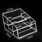 1pc Transparent Desktop Acrylic Shelf Storage Box – Display Stand & Business Card Holder