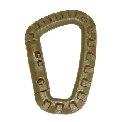 Tactical Carabiner D-Ring Clips for Backpack & Keychain - 1-10 Pack
