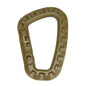 Tactical Carabiner D-Ring Clips for Backpack & Keychain - 1-10 Pack