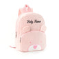 Personalized Toddler Backpack – Cartoon Bear Corduroy Plush with Embroidered Name, Large Capacity Kids Bag