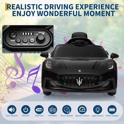 HiMISS 12V Kids Ride-On Car with Remote Control