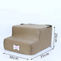 3-Step Pet Stairs for Small Dogs and Cats - Removable Washable Non-Slip Ramp Ladder