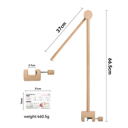 Baby Wooden Bed Bell Bracket Mobile Holder