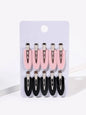 10-Pack No-Bend Seamless Hair Clips Side Bangs Barrettes for Makeup & Face Washing Women’s Styling Hairpins