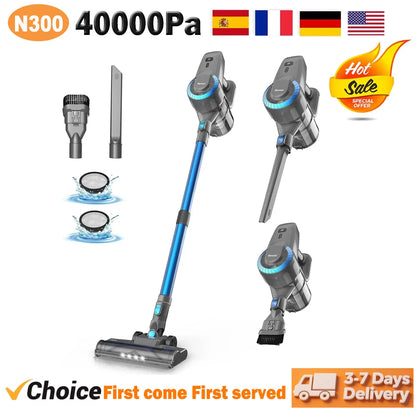DEVOAC N300 Cordless Stick Vacuum, 6-in-1 Handheld Cleaner