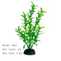 Artificial Aquarium Plants – Plastic Underwater Green Shrubs with Resin Base, Fish Tank Decoration