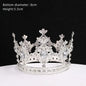 Rhinestone Crown Baking Cake Topper Headwear Decoration Children's Hair Accessories Princess Wedding Birthday Party Supplies New