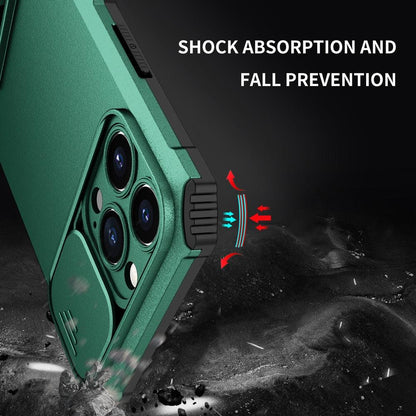 STEVVEX Dual-Layer Kickstand iPhone Case - 8 Colors, 4-Corner Protection, iPhone 11, 12, 13 & SE Series