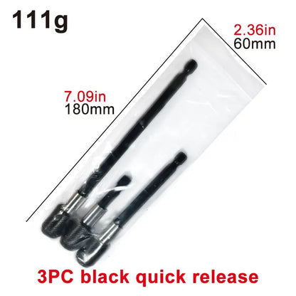 1/4-Inch (6.35mm) Hex Quick-Release Screwdriver Extension Rods 3-Pack 60/100/150mm