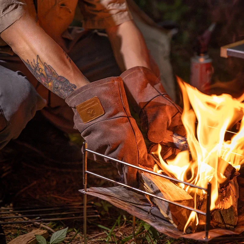 Campingmoon Flame Retardant Heat Insulation Leather High Temperature
