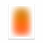 Modern , Minimalist, Wall Art, Gradient Swoosh Blue Orange, HD Canvas Print Poster, Home Living Room, Room Decoration