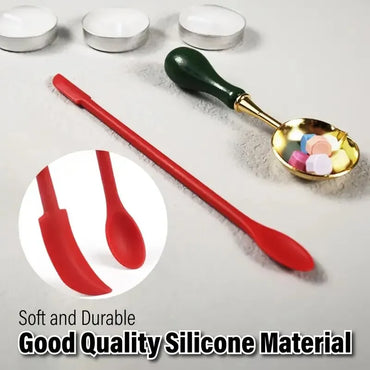 Double-Ended Silicone Wax Seal Spatula – Heat-Resistant Stir Stick & Scraper