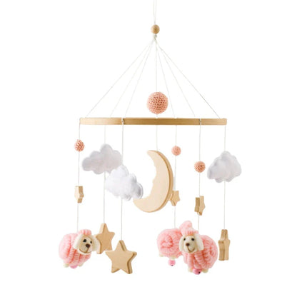Baby Wooden Bed Bell Bracket Mobile Holder
