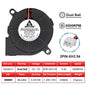 50mm (50x50x15mm) Brushless Dual-Ball Bearing Cooling Fan – 2-Pin/USB, 5V/12V/24V Turbo Blower for 3D Printers & Electronics