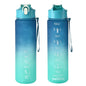 800ML Large Capacity Sports Water Bottle | Leak-Proof BPA-Free Plastic Jug with Straw & Rope for Gym, Outdoor & Travel