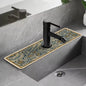 VIKAMA Cartoon Cute Faucet Mat Kitchen Super Absorbent Mat Coffee Machine Drain Mat Drying Mat Quick-Drying Bathroom Drain Mat