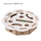 Interactive Cat Puzzle Toy Felt Maze Tunnel with Bell Ball Indoor Cat Enrichment Toy