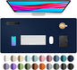 Large Waterproof PU Leather Desk Mat for Office & Home — Keyboard, Mouse & Writing Pad