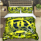 Cartoon Fox 3-Piece Microfiber Duvet Cover Set for Kids & Teens — Twin/Full/Queen/King Options