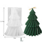 3D Christmas Tree Silicone Mold for Candle Making, Soap, Resin & Baking DIY Holiday Craft Kit