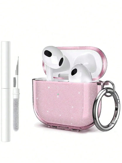 Silicone Protective Case for Wireless Earbuds Pro Series with Cleaning Kit - Compatible with Multiple Earphone Generations