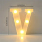 16cm (6.3 in) LED Marquee Letter & Number Light - Battery-Operated Night Lamp for Home, Wedding, Bar & Party Decor