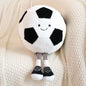 Plush Football & Basketball Pet Toy Pillow - Interactive Dog & Cat Ball, 25–28 cm (9.8–11.0 in)