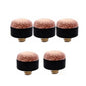 5/10 Pack Screw-In Pool Cue Tips 10mm-13mm (0.39-0.51 in) Snooker Billiards Replacement Leather Tips