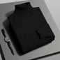 Men's Slim Fit Knit Turtleneck Sweater – Anti-Pilling Long Sleeve Pullover for Autumn & Winter