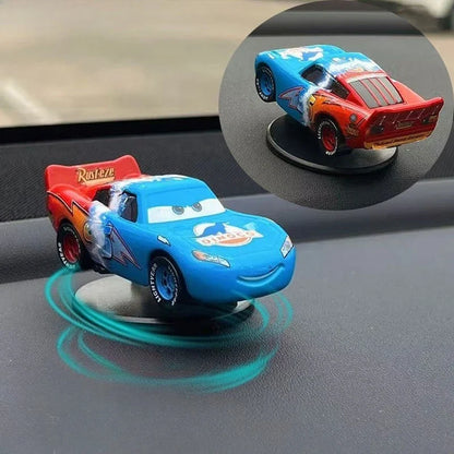 Rotating Race Car Dashboard Ornament — Spinning Center Console Toy & Cosplay Prop