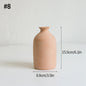 Ceramic Decorative Vase for Dried Flowers & Hydroponic Plants, Modern Table Ornament for Living Room Bedroom Office