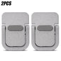 2-Pack Mini Foldable Laptop Stands – Portable Invisible Zinc Alloy Riser with Silicone Pads for 11–17 in (28–43 cm) Laptops