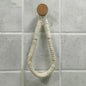 Nail-Free No-Drill Rope Paper Towel & Toilet Roll Holder - Wall-Mounted Towel Rack and Tissue Hook
