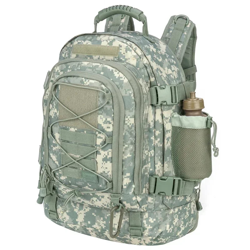 60L Military Tactical Backpack Army Molle Assault Rucksack Outdoor