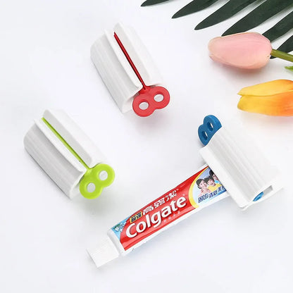Portable Toothpaste Tube Squeezer Manual Dispenser Holder for Toothpaste & Facial Cleanser