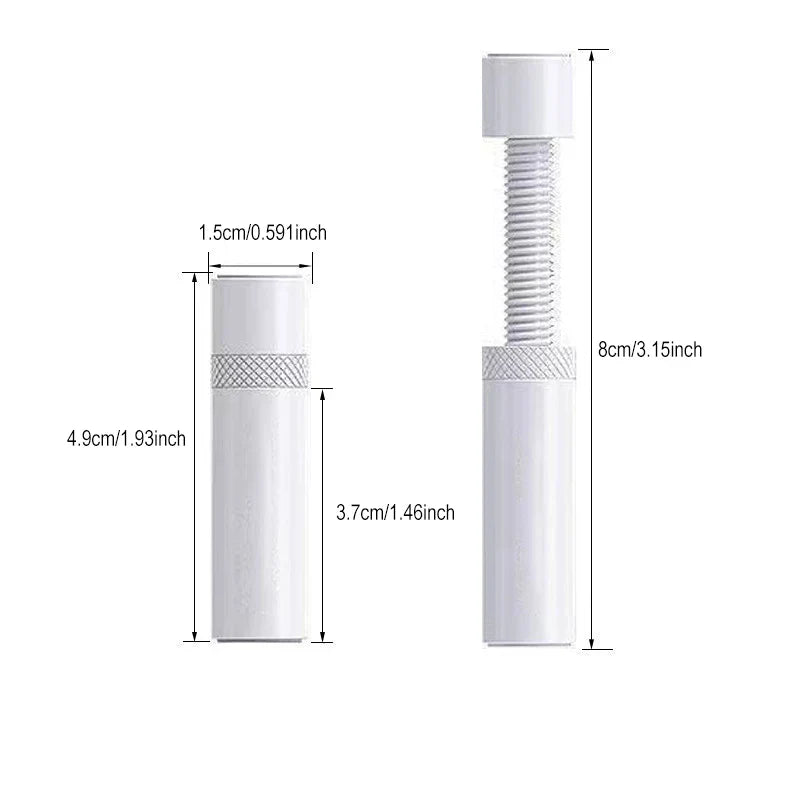 Adjustable GPU Support Bracket 27–120mm (1.06–4.72 in) White Aluminum Graphics Card Anti-Sag Holder
