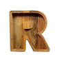 26-Letter Wooden Piggy Bank Alphabet Moneybox Coin Saving Box for Kids Desktop Home Decor