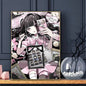 Cartoon Cute ANIME J-Jirai Kei Poster Sticky Wall Art Printing Waterproof Home Living Bed Room Bar Aesthetic Decor