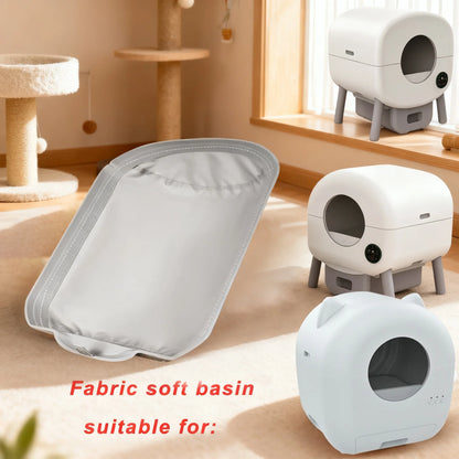Soft Fabric Liner and Removable Mat for Automatic Cat Litter Box - Replacement Accessories