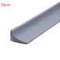 Silicone Shower & Kitchen Water Barrier Strip – Water Stopper Seal, 30/50/80/100/200 cm (11.8–78.7 in) – Transparent/Grey/Black/White