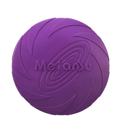 Bite-Resistant Dog Flying Disc — Durable Puppy Training & Outdoor Interactive Fetch Toy