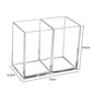 Clear Acrylic Makeup Brush Organizer – Transparent Cosmetic Holder for Lipstick, Brushes & Makeup Tools