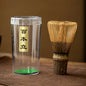 Pink & Blue Glass Matcha Green Tea Chasen Holder Tea set accessories Stand Bowl Bamboo Whisk Grinder Brushes Tea Tools Holder