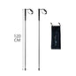 Ultra-Light Foldable Carbon Fiber Trekking Poles – Adjustable 110–130 cm (43–51 in) – 115–126 g Lightweight Hiking Walking Sticks