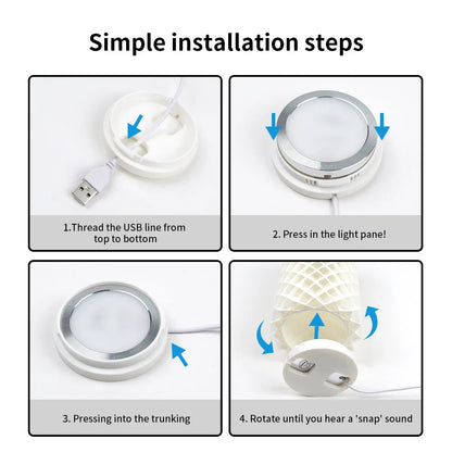 LED Lamp Kit for 3D Printers — DIY Light Parts (No 3D-Printed Components Included)