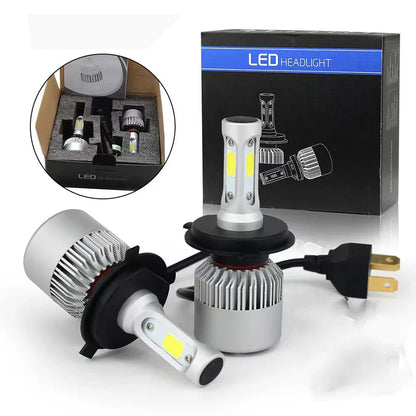12V LED Headlight Bulb 6000K Bright White Automotive Replacement
