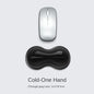 Transparent Anti-Slip Rubber Mouse Pad with Ergonomic Wrist Rest - Desk & Gaming