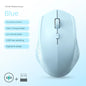 Bluetooth 5.2 + 2.4G Dual-Mode Wireless Mouse Rechargeable Silent 1600 DPI for Laptop Windows Mac Android