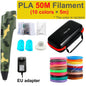 3D Printing Pen for Kids with Travel Case — PLA 1.75mm Filament, LED Display, Adjustable Temp & Speed, DIY Drawing Gift
