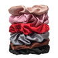 Satin Scrunchies Set for Women & Girls – 25/10/6 Pcs Elastic Hair Bands | Soft Silk Ponytail Holders & Fashion Hair Accessories